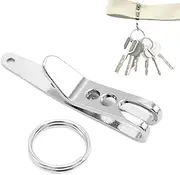 Flashlight Pocket Clip - Small Carabiner Hook, Deep Carry Knives Pocket Clip, Multi-Purpose Pocket Suspension Clips for Keys, Flashlights, Knives