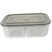 Storage Box Fridge Condiment Organizer Containers for Keep Fresh