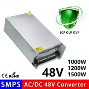 DC 48V 1000W 1200W 1500W Switch Power Supply AC 110V 220V Transformer Converter