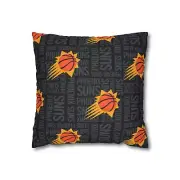 Phoenix Suns Spun Polyester Square Pillowcase