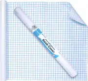 Contact Paper Clear, 13.5” X 5-Feet, Transparent Self Adhesive Book and Textbook