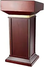 Floor Lectern Podium Lectern Podium Stand, Modern Lecterns Wood Laptop Desk Standing Lectern Hotel Welcome Reception Desk Pulpits for Churches Simple Podium Stand,