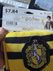 Disguise Harry Potter Hufflepuff House Scarf Patch Cosplay Knit Costume