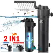 Adjustable Aquarium Fish Tank UV Filter Internal Silent Submersible Water Pump