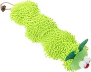 Gatuida Stuffed Soft Enrichment Interactive Cat Pet Indoor Caterpillar for Cats Pillow Cat Kitten Teething Chew Green Plush