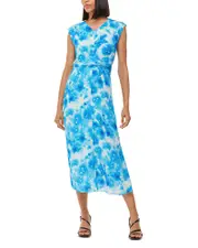 Whistles Sprayed Flowers Daina Dress