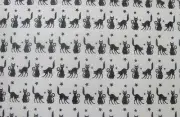 EDIBLE PATTERNED RICE WAFER PAPER HALLOWEEN CAT CAKE WRAPPER FRILL DECORATION