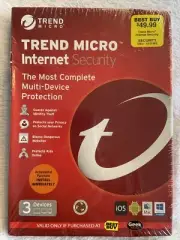 Trend Micro Internet Security 3 Devices 2014 Sealed