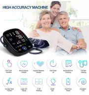 Kingclinic Blood Pressure Monitor Upper Arm Automatic BP Cuff Machine with LED