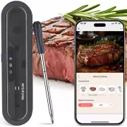 Wireless Meat Thermometer,Bluetooth Smart Meat Thermometer with Ultra-Thin Probe