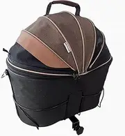 DONGXIAO Bicycle Backseat Dog Car Bag, Foldable Handheld Canvas Car Bag, Large Capacity Car Bag, Universal For Cats And Dogs, Polyester Fabric, Can Be Car-carrying, Hand-carrying, Cross-body