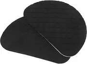 Healeved 1 Pair Self Adhesive Shoe Sole Cushions Non Skid Pads for Sneakers Noise Reduction Slip Protection Durable Flexible Sole Protectors for Flat Shoes