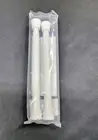 2PcsTension Curtain Rod Spring Metal Adjustable Rods Extend from 7" to 12"