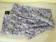 NWT Athletic Works Active Leggings Paint Splash Purple Girls DriWorks Breathable