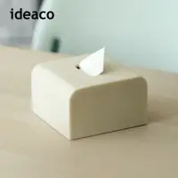 在飛比找momo購物網優惠-【IDEACO】方形圓角磚磨砂餐巾紙盒-多色可選(抽取式紙巾