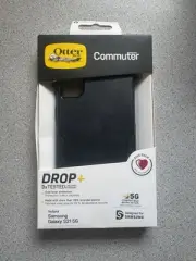 OtterBox Commuter Case for Galaxy S21 - Black | Dual Layer | Slim & Rugged