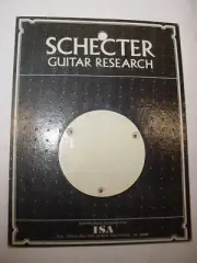 Schecter LP Style Toggle Selector Switch Plate Cover - WHITE NOS 1980's