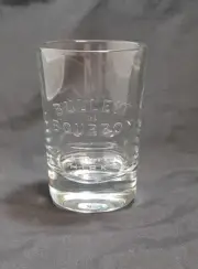 Bulleit Bourbon Frontier Oval Whiskey Glass, Embossed Made In Italy Open Box