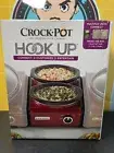 Crock Pot Hook Up Connectable Entertaining System Double Oval 1 Qt SCCPMD1-R NEW