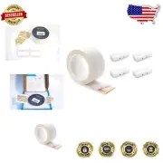 Super Flat White Adhesive Speaker Wire Kit - 25ft, Ideal for Clean Installations