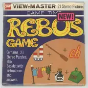 REBUS Game 1975 View-Master Packet #G-002 Sealed Mint New