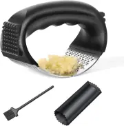 Garlic Press Rocker - Stainless Steel Garlic Mincer, Garlic Chopper, Garlic Crus