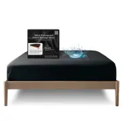 QUEEN sized Black Waterproof Fitted Sheet as Mattress Protector or Nuru Massage