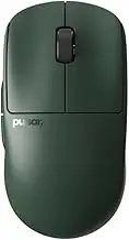 Pulsar Gaming Gears X2V2 Mini Wireless Gaming Mouse - Ultra Lightweight 53g, Symmetrical, 4K Dongle included, 2.4GHz, 1KHz Polling Rate, PAW3395 26K DPI Sensor, Up to 100 hours of battery life - Green