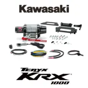 Kawasaki KRX 1000 Complete WARN VRX45 4,500lb Steel Wire Winch Kit w/ Mount