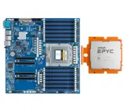 GIGABYTE MZ33-AR0 Motherboard With AMD EPYC 9654 CPU 2.4GHz DDR5 Processor