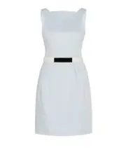 BNWT CUE Angular Dress with Belt and Side Pockets Sz 14 RRP$249