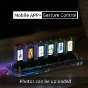 Digital Analog-IPS RGB Clocks Clock Electronic Nixie Table Tube DIY Home Decor