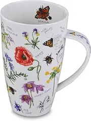 Dunoon Bone China Floral Mug, Wayside, 0.6 liters
