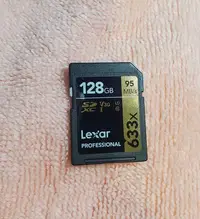 在飛比找Yahoo!奇摩拍賣優惠-Lexar雷克沙 633x SD卡32G高速128G 95M