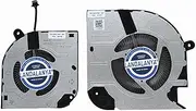 Replacement CPU and GPU Cooling Fan for Dell Inspiron 16 Plus 7620 GeForce RTX 3060 Series 0C3MKP 0V7P3C DFS5K221153716 FP6M DFS5L32G064869 FP6L DC5V