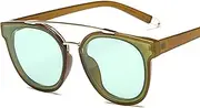 [HAOMAO] Alloy Frame Cat Eye Sunglasses For Women Vintage Uv400 Lens Driving Mirror Sun Glasses For Women