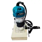 Wood Router Woodworking Electric Trimmer Wood Milling Engraving Slotting Machine
