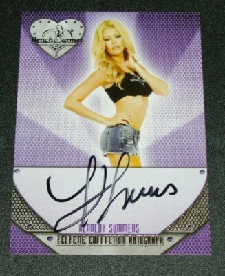 2016 Benchwarmer KENNEDY SUMMERS Eclectic #148 Black Ink Auto Playboy PMOY Sexy