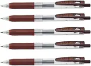 Zebra Sarasa Clip 0.5mm Brown ballpoint pen 5 pcs