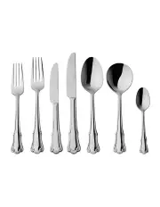 [Casa Domani] Castello Cutlery Set 56 Pieces Gift Boxed in Silver