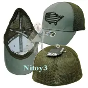Highland Tactical Stretch Fit USA Flag Mesh Baseball Cap-Hat Men One Size