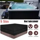 Waterproof Square Hot Tub Cover Outdoor SPA Covers Heavy Duty UV Protection Pool