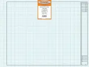 Clearprint Vellum Sheets with Architect Title Block and 8x8 Fade-Out Grid, 18x24