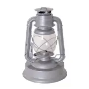 Rayo Royal Kerosene Lantern Indoor/Outdoor Lamp, 11 in Galvanized Steel, Silver