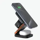 2025 New Clean Desk Wireless Charger, Foldable 3 in 1 Wireless Charging Stati...