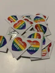 LOVE Is LOVE - Rock Concert Patch Peace Woodstock , Iron On/Sew On