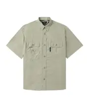 logo-tag short-sleeve shirt S Nude