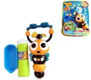 BUMBLE BEE BUBBLE BLOWER MACHINE 2 wand battery operated blowing bubblles fluid