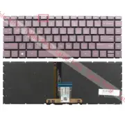 US Purple Backlit Keyboard For HP Pavilion 14S-CF 14S-CR 14S-DK 14S-DP 14S-DQ