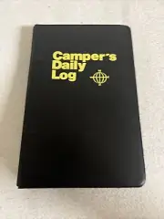 Campers Daily Log Book Personal Camping Journal Vintage.